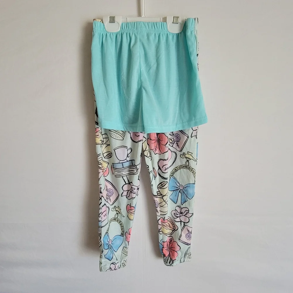Girls Pajama Pants And Shorts Set